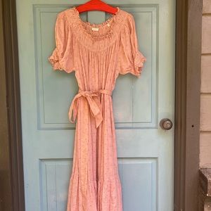 DOEN Clara nightgown Size L in Pink